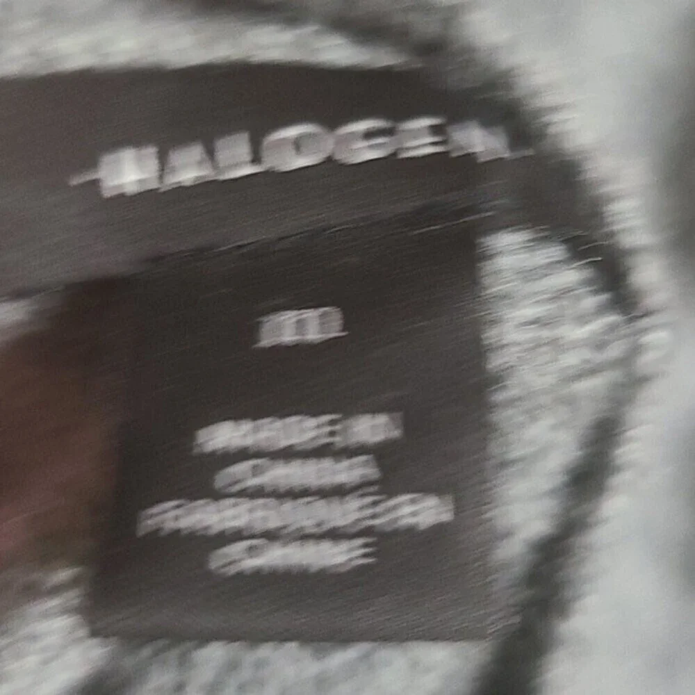 Halogen Gray Long Sleeve Tie Wrist Sweater sz Midium women's - Picture 11 of 12